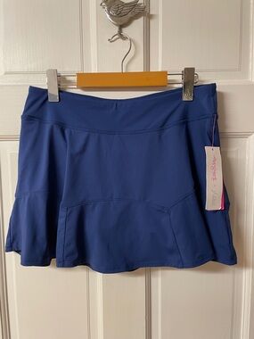 Meryl x Lilly Pulitzer Luxletic Corrine blue athletic skort women’s size M NWT